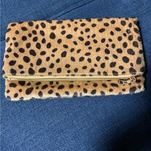 Leopard Print Clutch